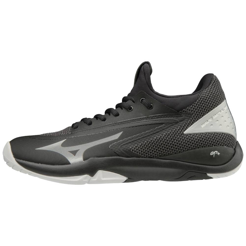 Mizuno Men's Wave Impulse Tennis Shoes Black/Silver (550008-NRY)